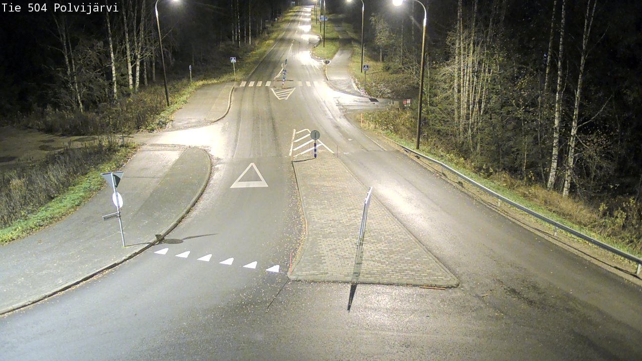 Kelikamerat Kuva Tie 504 Polvijärvi, Polvijärvi, Pohjois-Karjala