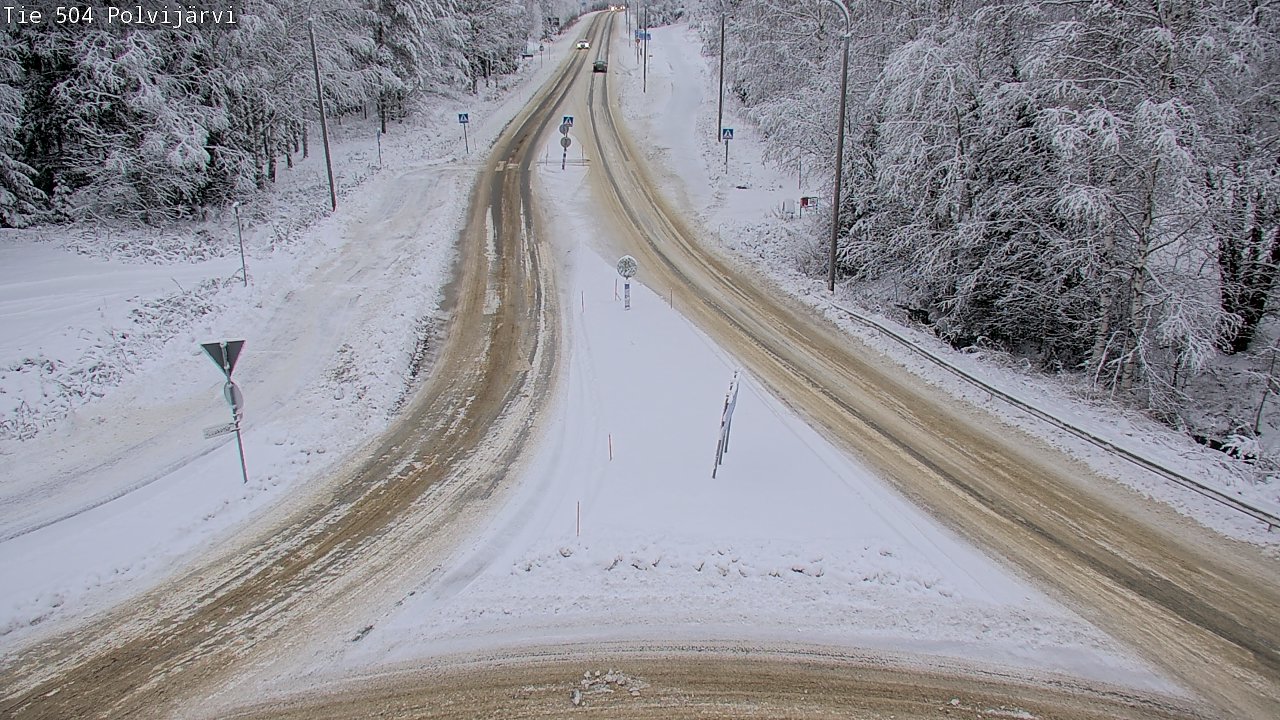 Kelikamerat Kuva Tie 504 Polvijärvi, Polvijärvi, Pohjois-Karjala