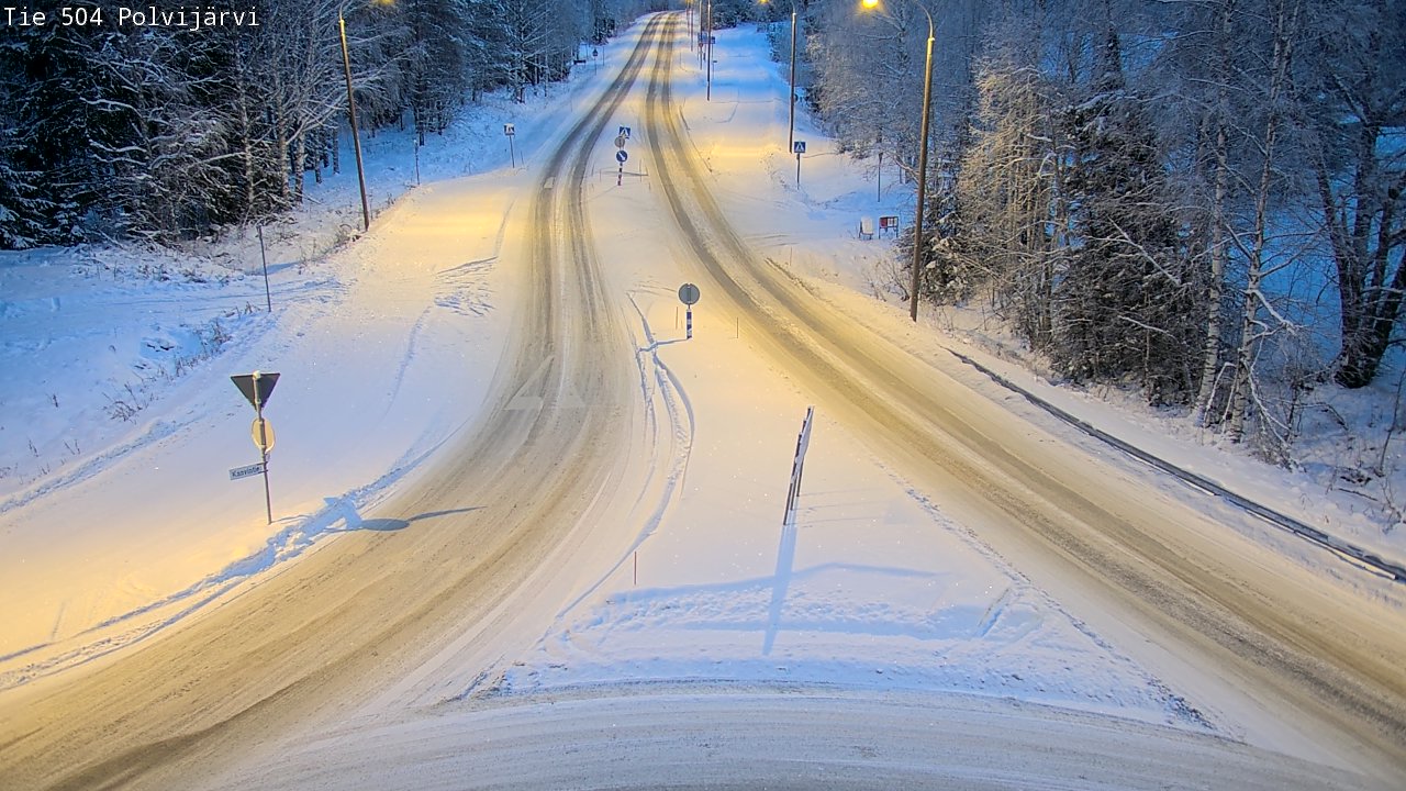 Kelikamerat Kuva Tie 504 Polvijärvi, Polvijärvi, Pohjois-Karjala