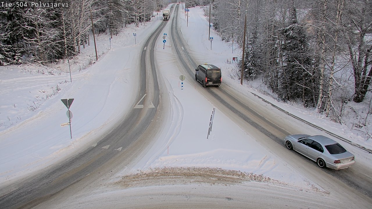 Weather Camera Image Road 504 Polvijärvi, Polvijärvi, Pohjois-Karjala