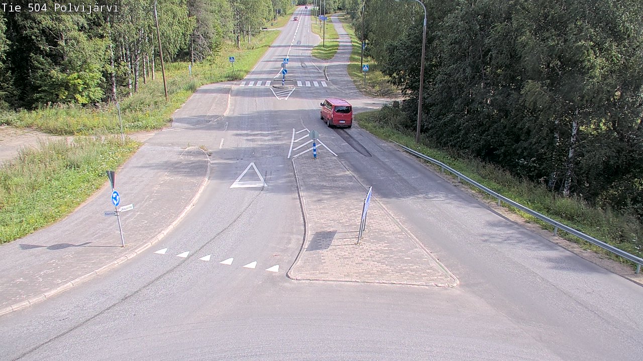 Weather Camera Image Road 504 Polvijärvi, Polvijärvi, Pohjois-Karjala