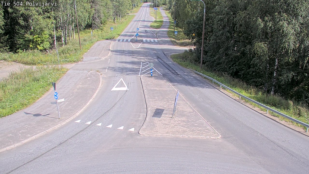 Weather Camera Image Road 504 Polvijärvi, Polvijärvi, Pohjois-Karjala