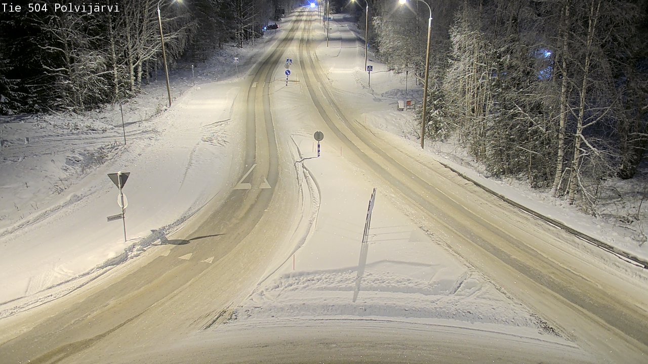 Kelikamerat Kuva Tie 504 Polvijärvi, Polvijärvi, Pohjois-Karjala