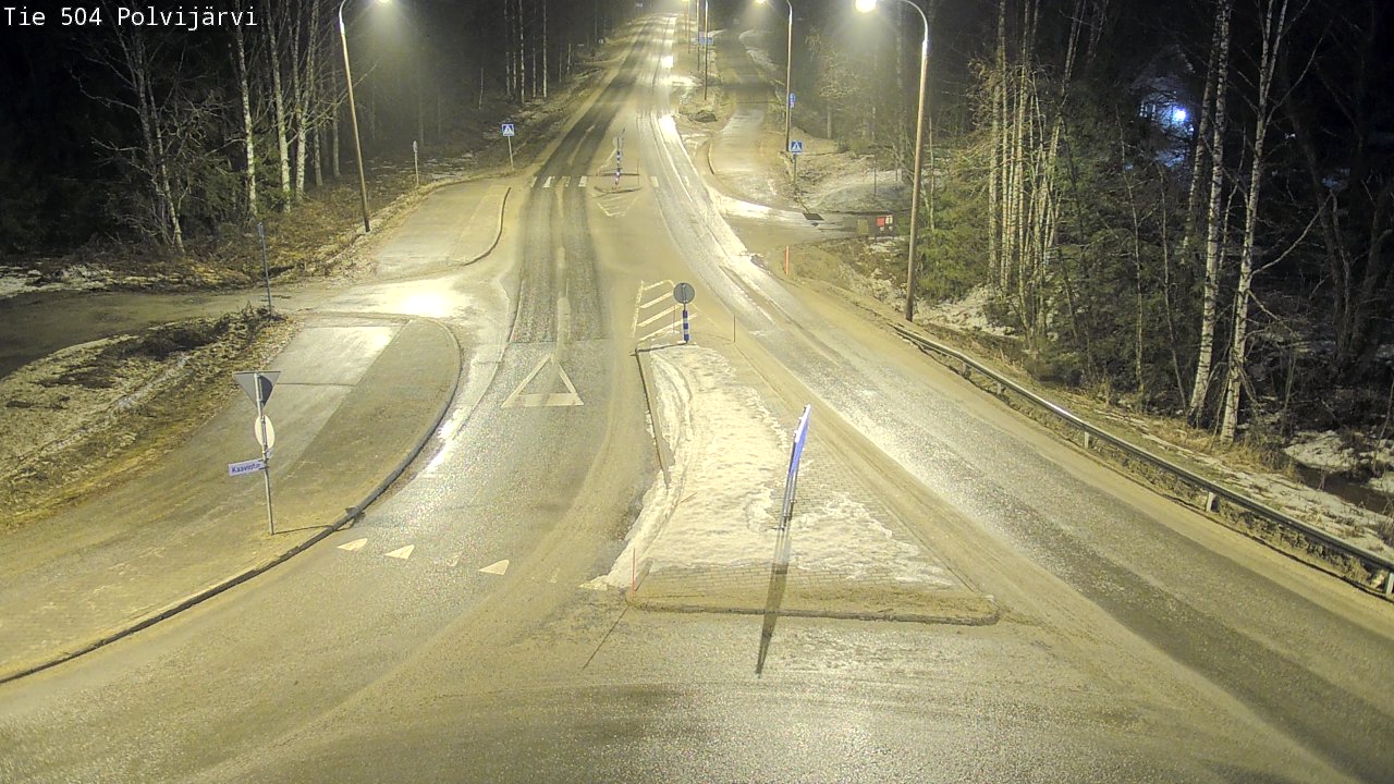Weather Camera Image Road 504 Polvijärvi, Polvijärvi, Pohjois-Karjala