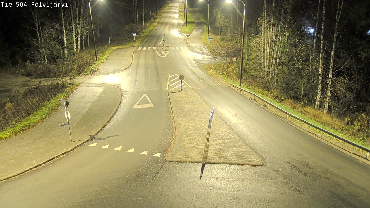 Kelikamerat Kuva Tie 504 Polvijärvi, Polvijärvi, Pohjois-Karjala