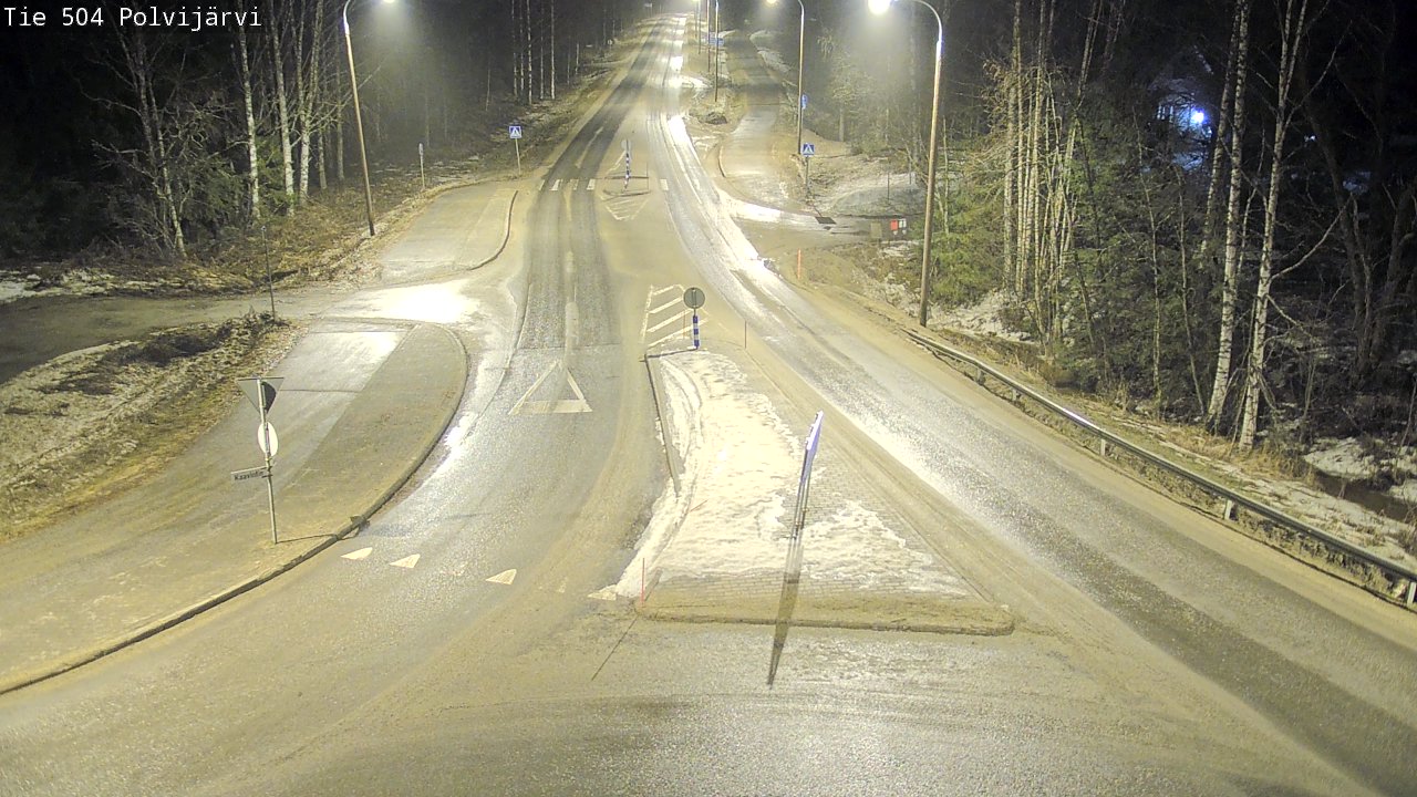 Weather Camera Image Road 504 Polvijärvi, Polvijärvi, Pohjois-Karjala