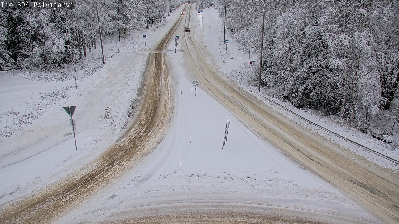 Kelikamerat Kuva Tie 504 Polvijärvi, Polvijärvi, Pohjois-Karjala