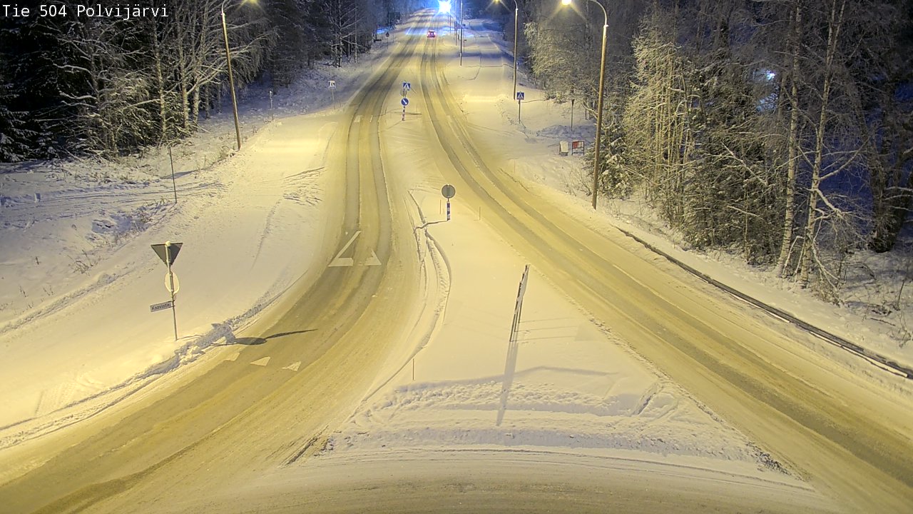 Kelikamerat Kuva Tie 504 Polvijärvi, Polvijärvi, Pohjois-Karjala