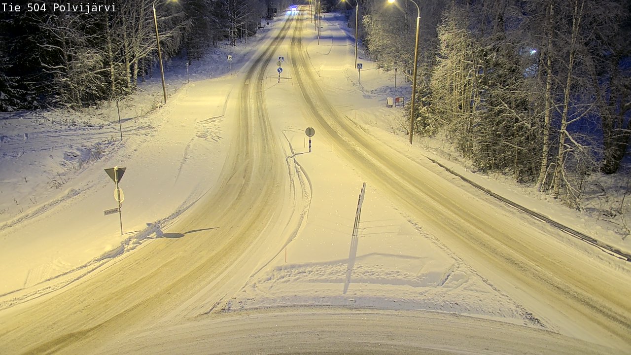 Kelikamerat Kuva Tie 504 Polvijärvi, Polvijärvi, Pohjois-Karjala