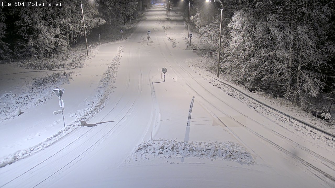 Kelikamerat Kuva Tie 504 Polvijärvi, Polvijärvi, Pohjois-Karjala