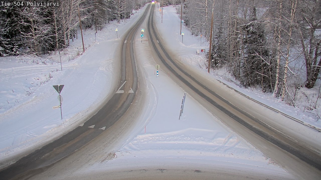 Kelikamerat Kuva Tie 504 Polvijärvi, Polvijärvi, Pohjois-Karjala