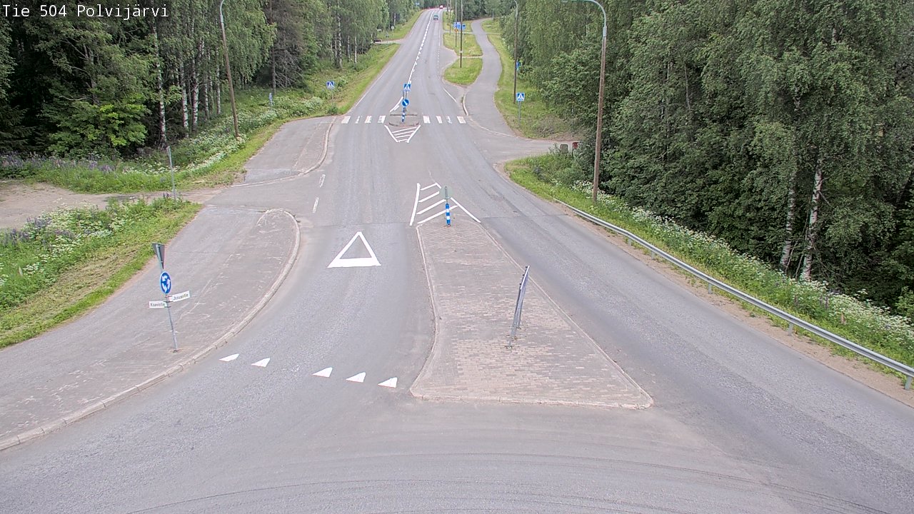 Kelikamerat Kuva Tie 504 Polvijärvi, Polvijärvi, Pohjois-Karjala