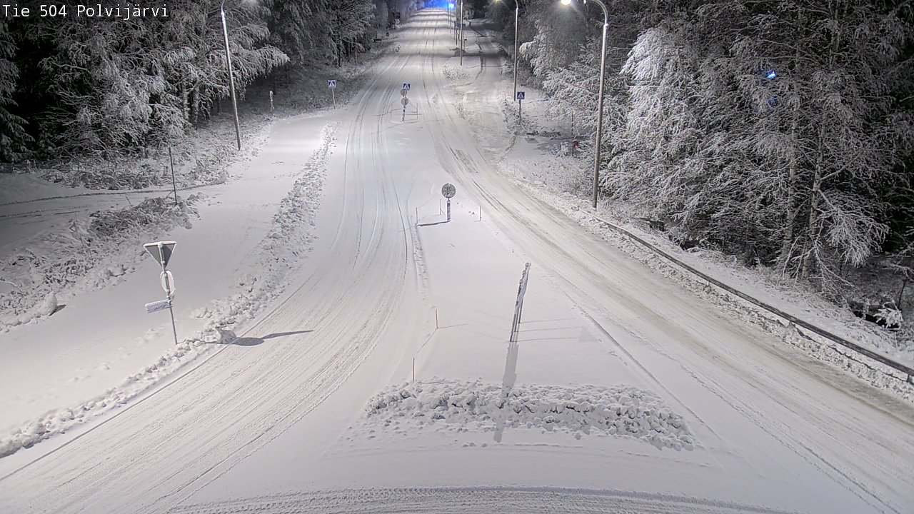 Kelikamerat Kuva Tie 504 Polvijärvi, Polvijärvi, Pohjois-Karjala