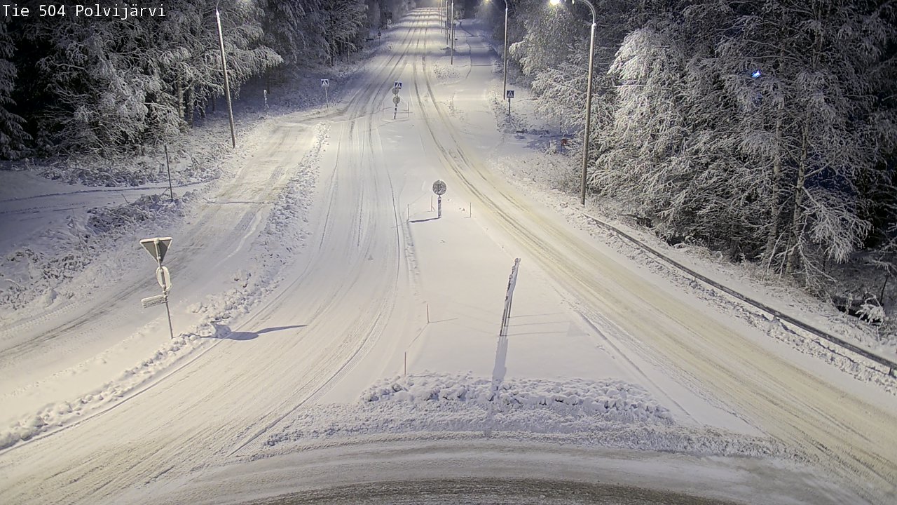 Kelikamerat Kuva Tie 504 Polvijärvi, Polvijärvi, Pohjois-Karjala
