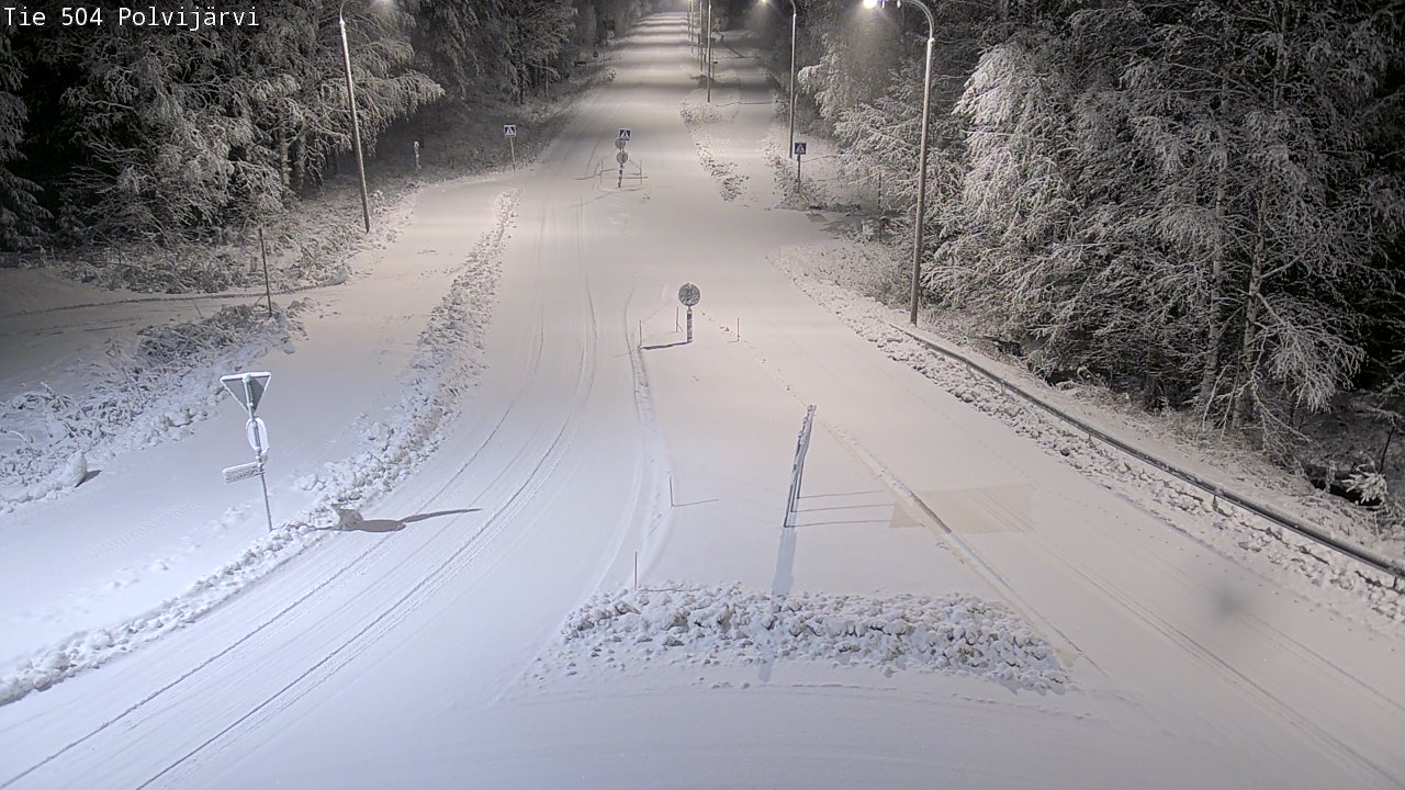 Kelikamerat Kuva Tie 504 Polvijärvi, Polvijärvi, Pohjois-Karjala