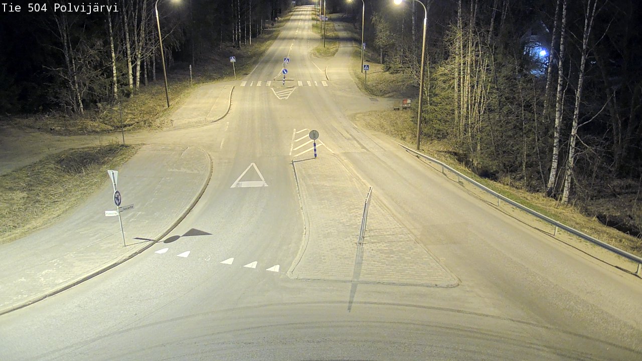 Weather Camera Image Road 504 Polvijärvi, Polvijärvi, Pohjois-Karjala