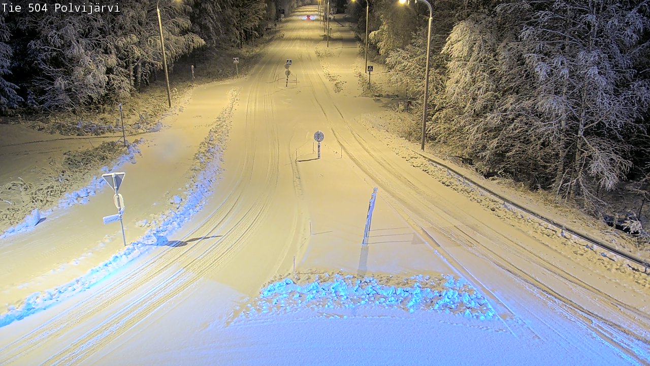 Kelikamerat Kuva Tie 504 Polvijärvi, Polvijärvi, Pohjois-Karjala