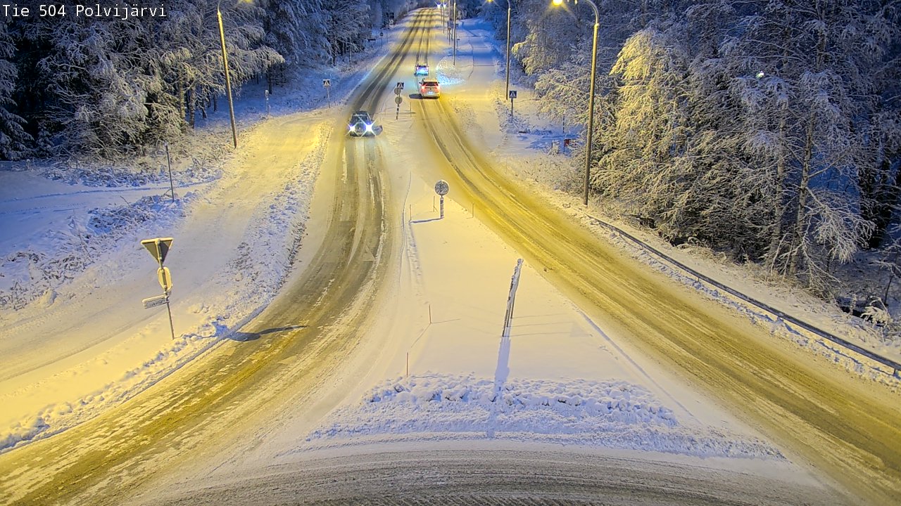 Kelikamerat Kuva Tie 504 Polvijärvi, Polvijärvi, Pohjois-Karjala