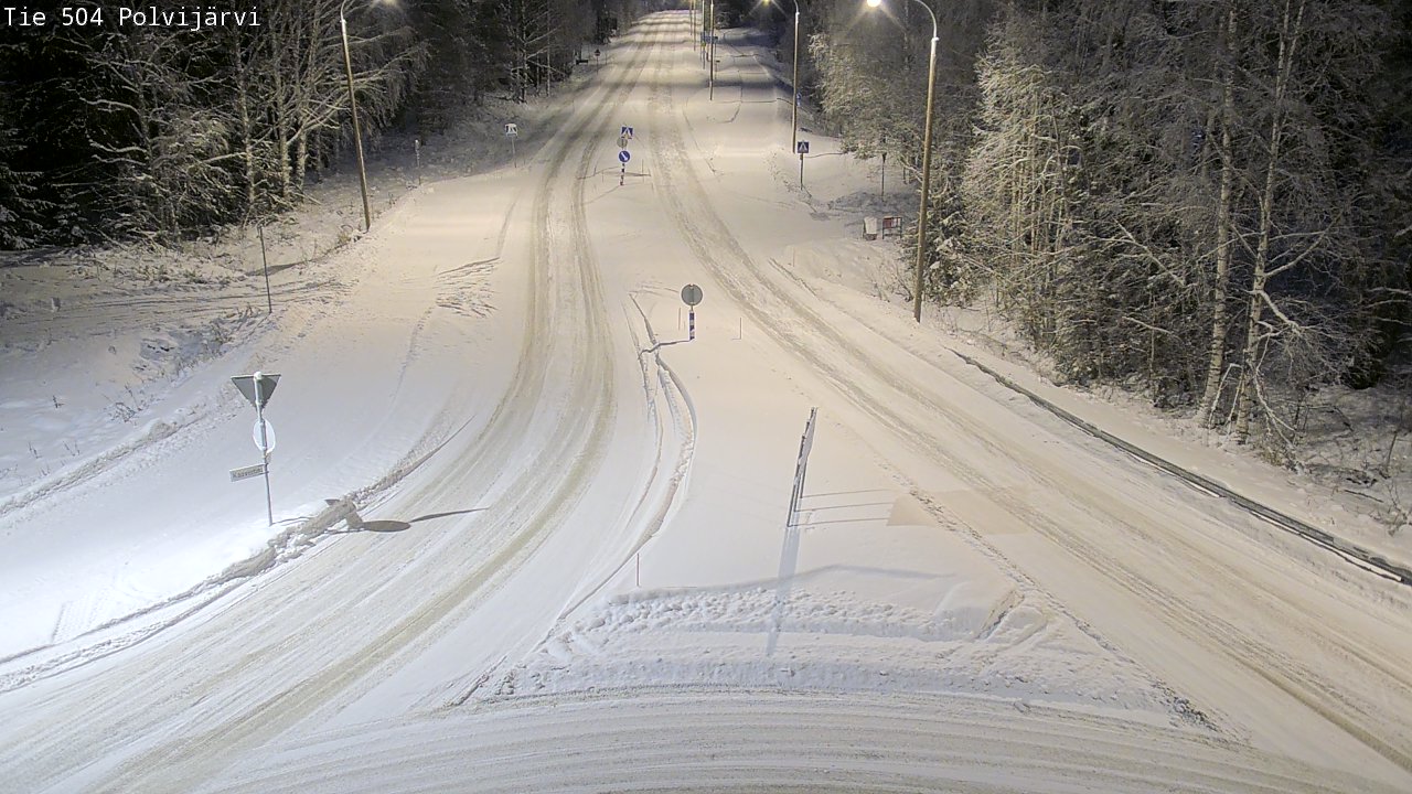 Kelikamerat Kuva Tie 504 Polvijärvi, Polvijärvi, Pohjois-Karjala