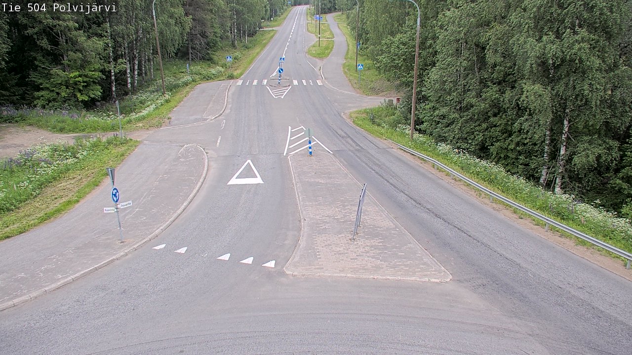 Kelikamerat Kuva Tie 504 Polvijärvi, Polvijärvi, Pohjois-Karjala