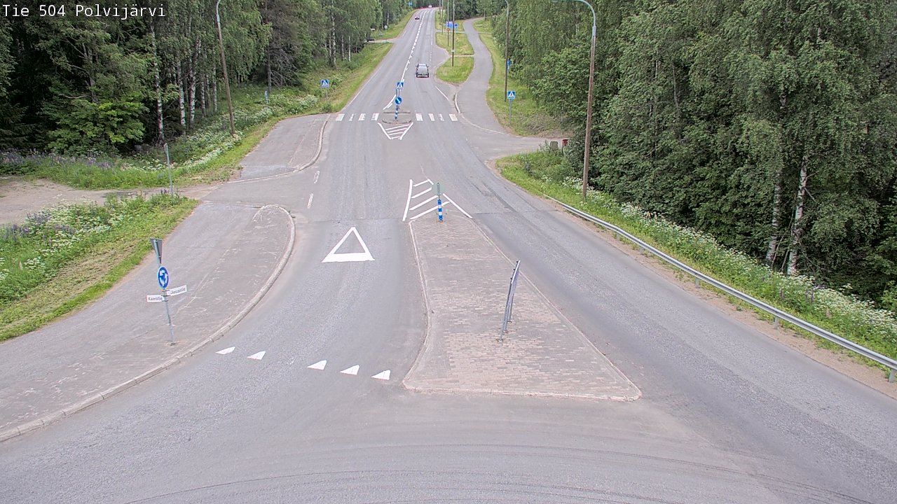 Kelikamerat Kuva Tie 504 Polvijärvi, Polvijärvi, Pohjois-Karjala