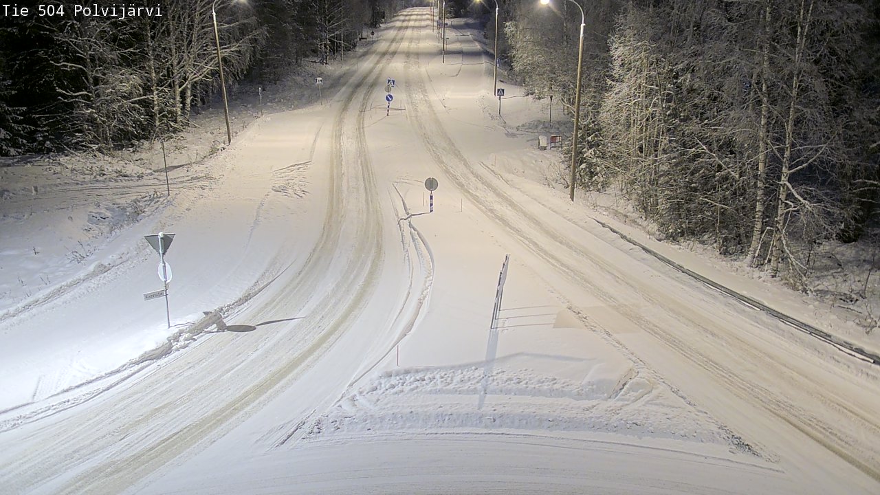 Kelikamerat Kuva Tie 504 Polvijärvi, Polvijärvi, Pohjois-Karjala