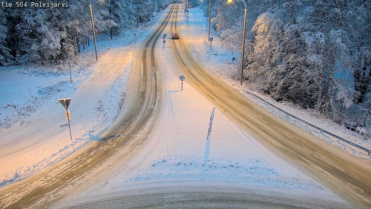 Kelikamerat Kuva Tie 504 Polvijärvi, Polvijärvi, Pohjois-Karjala