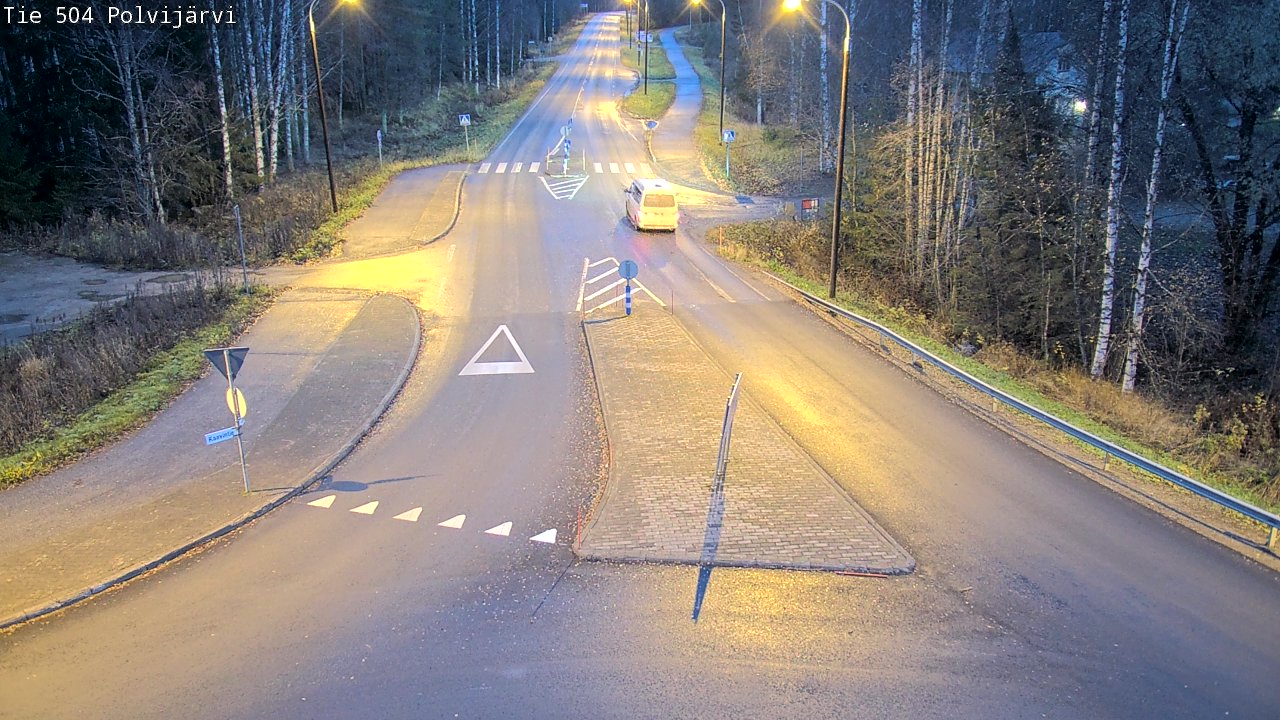 Kelikamerat Kuva Tie 504 Polvijärvi, Polvijärvi, Pohjois-Karjala