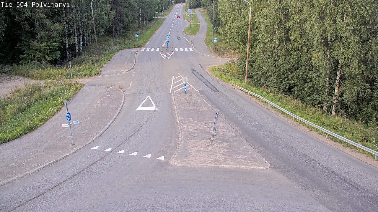 Weather Camera Image Road 504 Polvijärvi, Polvijärvi, Pohjois-Karjala