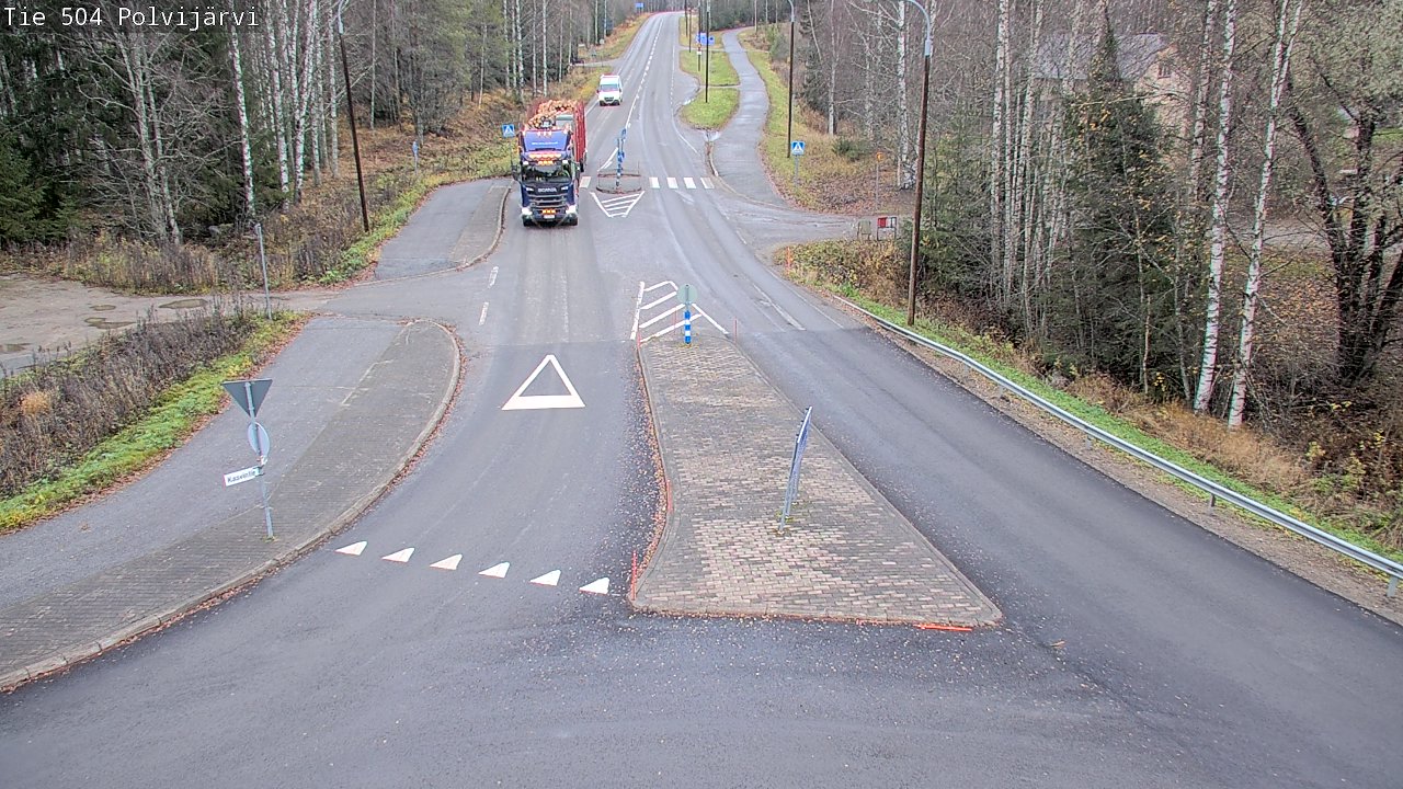 Kelikamerat Kuva Tie 504 Polvijärvi, Polvijärvi, Pohjois-Karjala