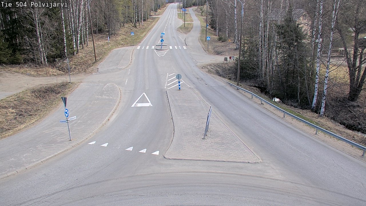 Weather Camera Image Road 504 Polvijärvi, Polvijärvi, Pohjois-Karjala