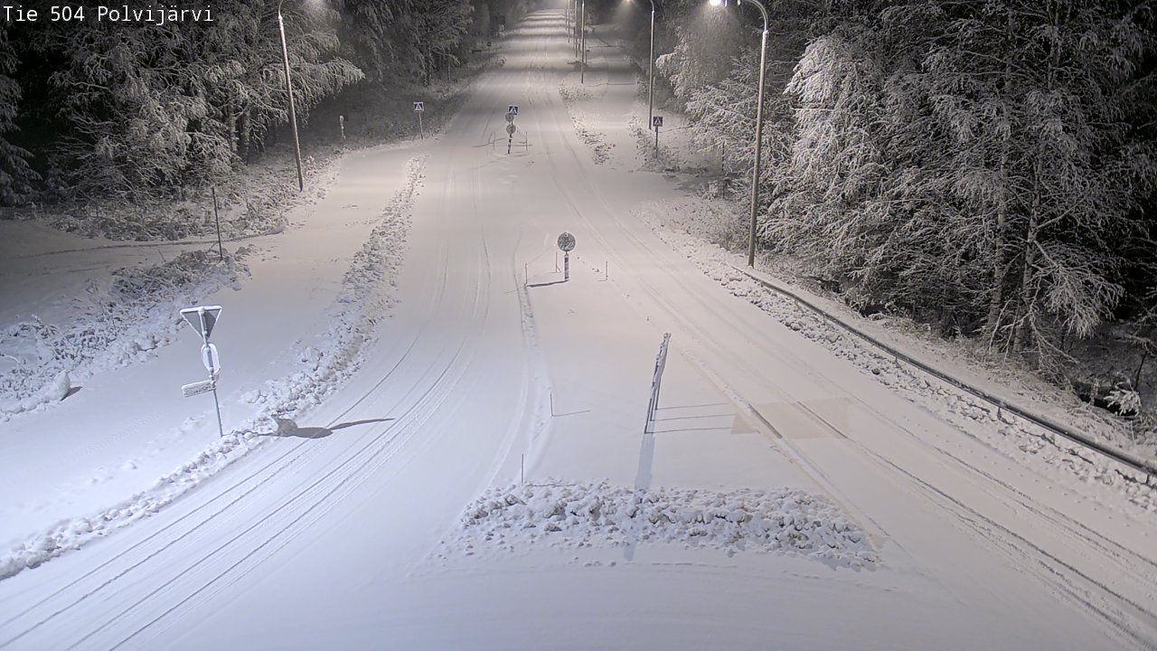 Kelikamerat Kuva Tie 504 Polvijärvi, Polvijärvi, Pohjois-Karjala