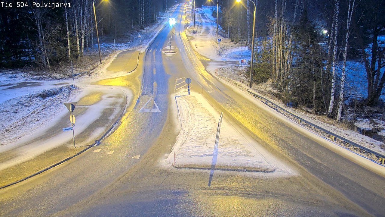Kelikamerat Kuva Tie 504 Polvijärvi, Polvijärvi, Pohjois-Karjala