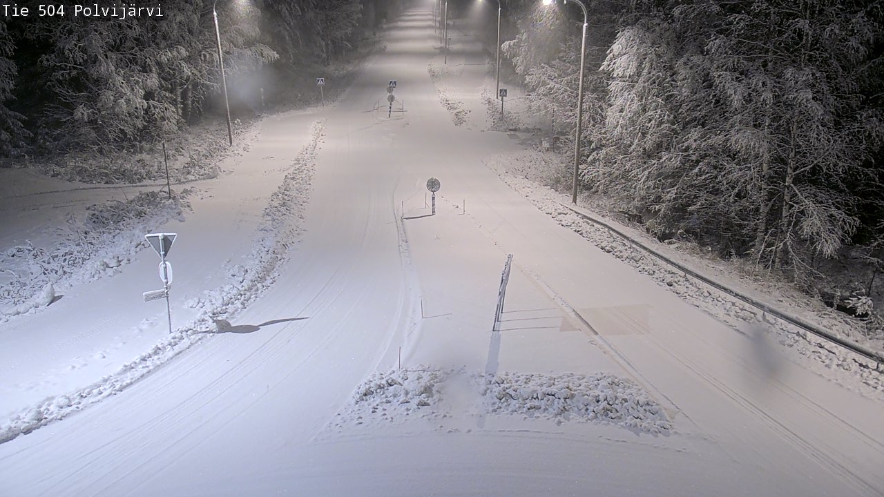 Kelikamerat Kuva Tie 504 Polvijärvi, Polvijärvi, Pohjois-Karjala