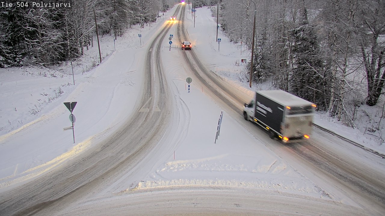 Kelikamerat Kuva Tie 504 Polvijärvi, Polvijärvi, Pohjois-Karjala