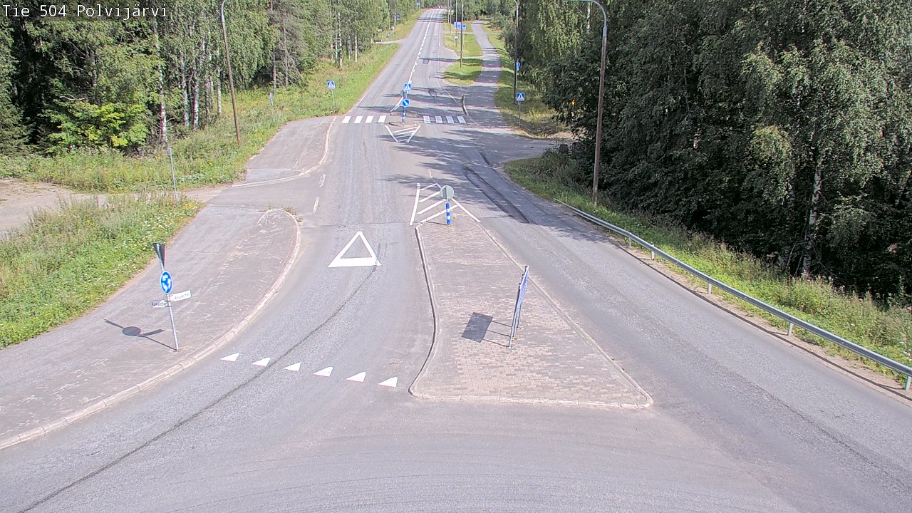 Weather Camera Image Road 504 Polvijärvi, Polvijärvi, Pohjois-Karjala