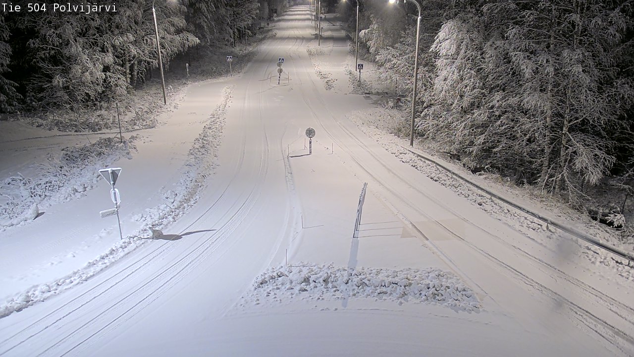 Kelikamerat Kuva Tie 504 Polvijärvi, Polvijärvi, Pohjois-Karjala