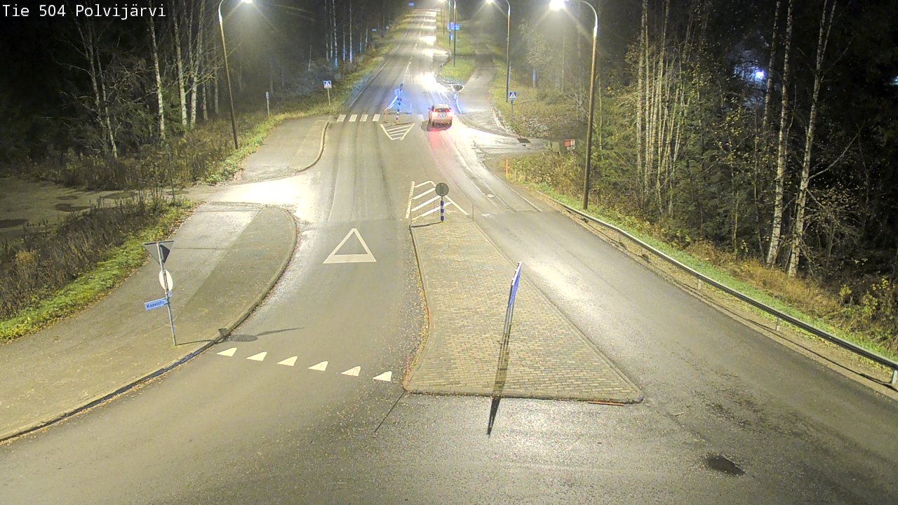 Kelikamerat Kuva Tie 504 Polvijärvi, Polvijärvi, Pohjois-Karjala