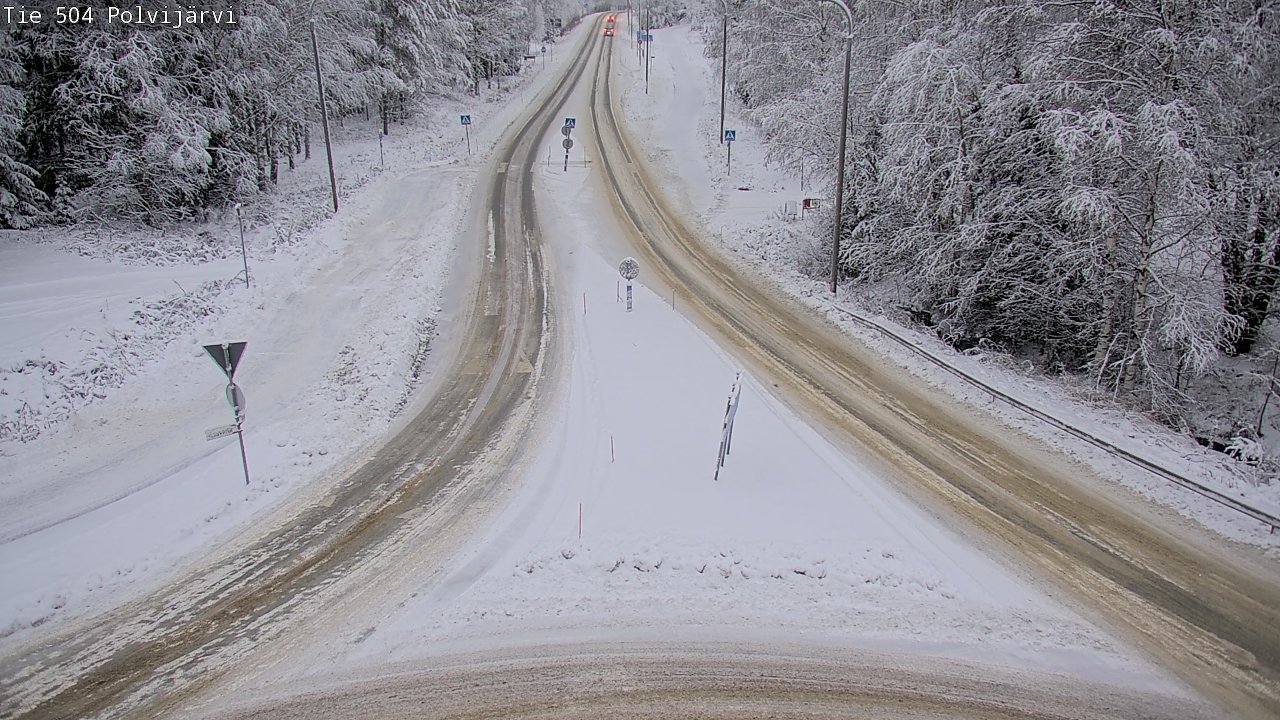 Kelikamerat Kuva Tie 504 Polvijärvi, Polvijärvi, Pohjois-Karjala