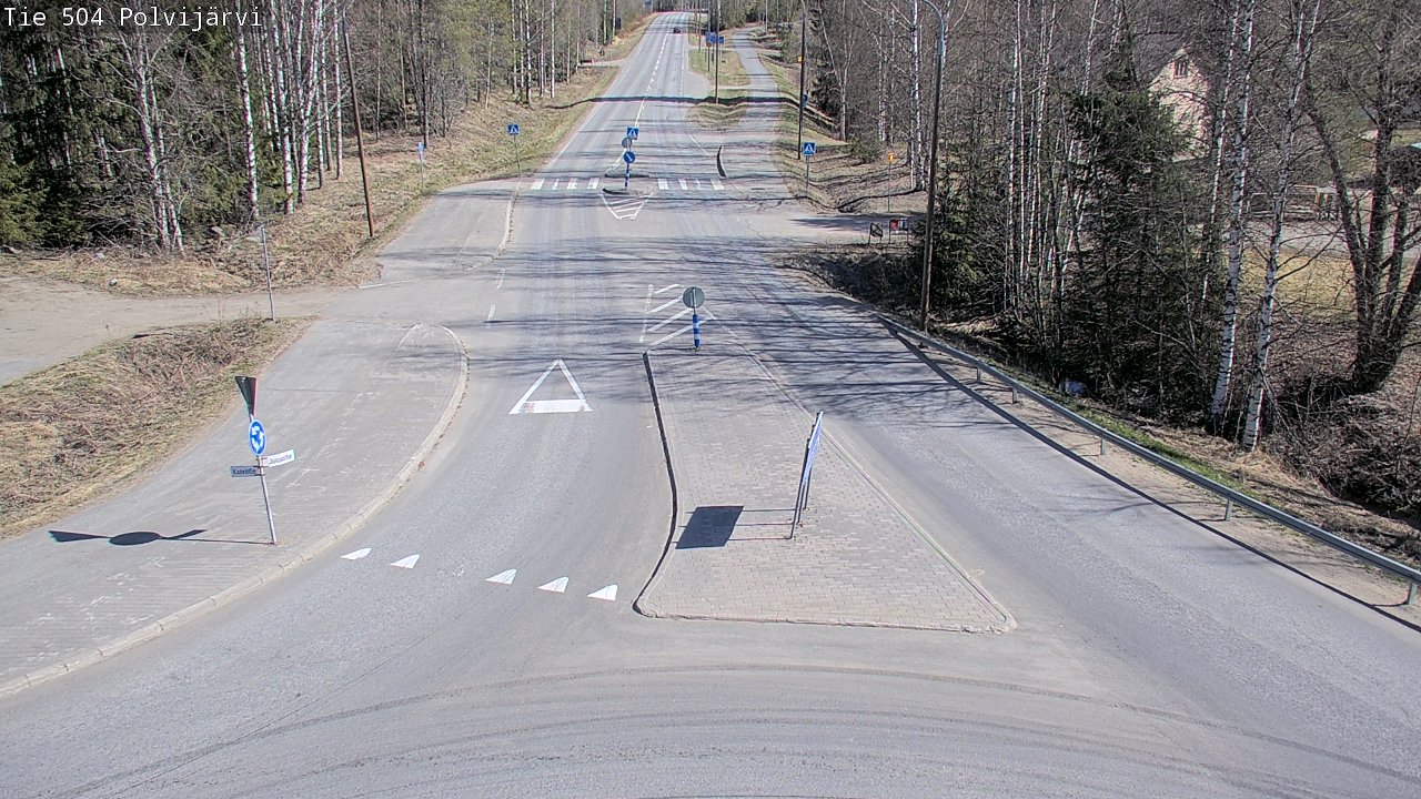Weather Camera Image Road 504 Polvijärvi, Polvijärvi, Pohjois-Karjala