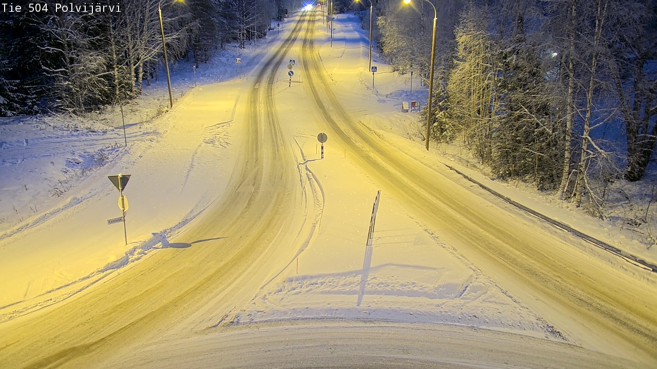 Kelikamerat Kuva Tie 504 Polvijärvi, Polvijärvi, Pohjois-Karjala
