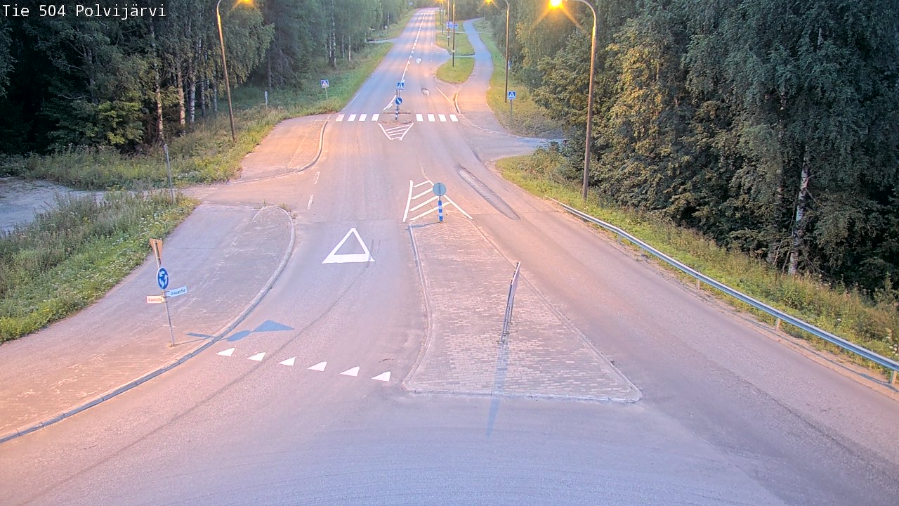Kelikamerat Kuva Tie 504 Polvijärvi, Polvijärvi, Pohjois-Karjala