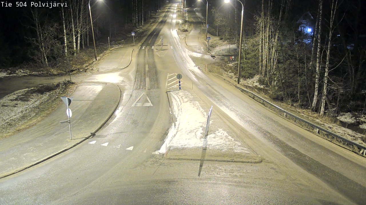 Weather Camera Image Road 504 Polvijärvi, Polvijärvi, Pohjois-Karjala