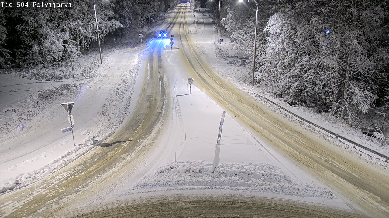 Kelikamerat Kuva Tie 504 Polvijärvi, Polvijärvi, Pohjois-Karjala