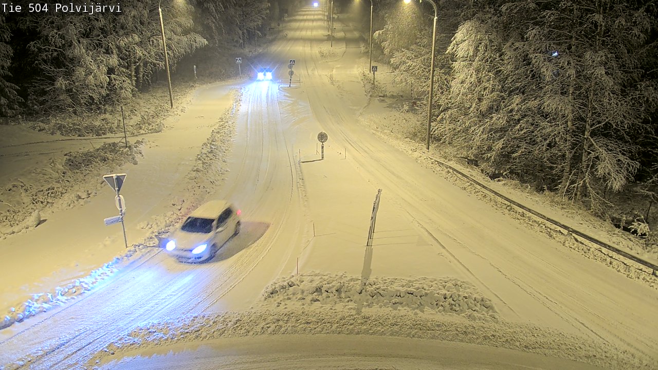 Kelikamerat Kuva Tie 504 Polvijärvi, Polvijärvi, Pohjois-Karjala