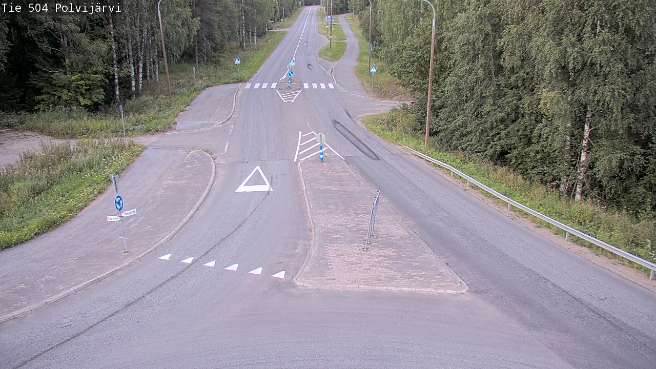 Weather Camera Image Road 504 Polvijärvi, Polvijärvi, Pohjois-Karjala