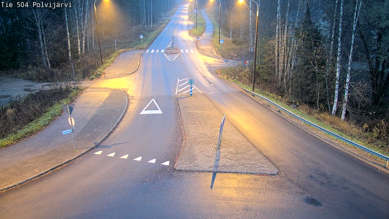 Kelikamerat Kuva Tie 504 Polvijärvi, Polvijärvi, Pohjois-Karjala