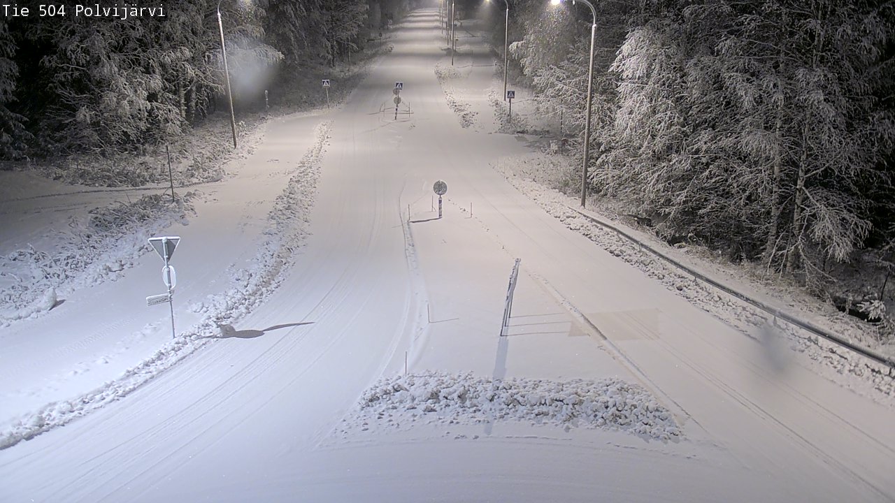 Kelikamerat Kuva Tie 504 Polvijärvi, Polvijärvi, Pohjois-Karjala