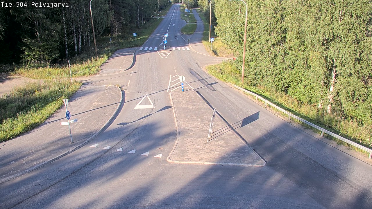 Weather Camera Image Road 504 Polvijärvi, Polvijärvi, Pohjois-Karjala