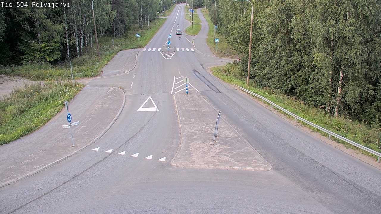 Weather Camera Image Road 504 Polvijärvi, Polvijärvi, Pohjois-Karjala